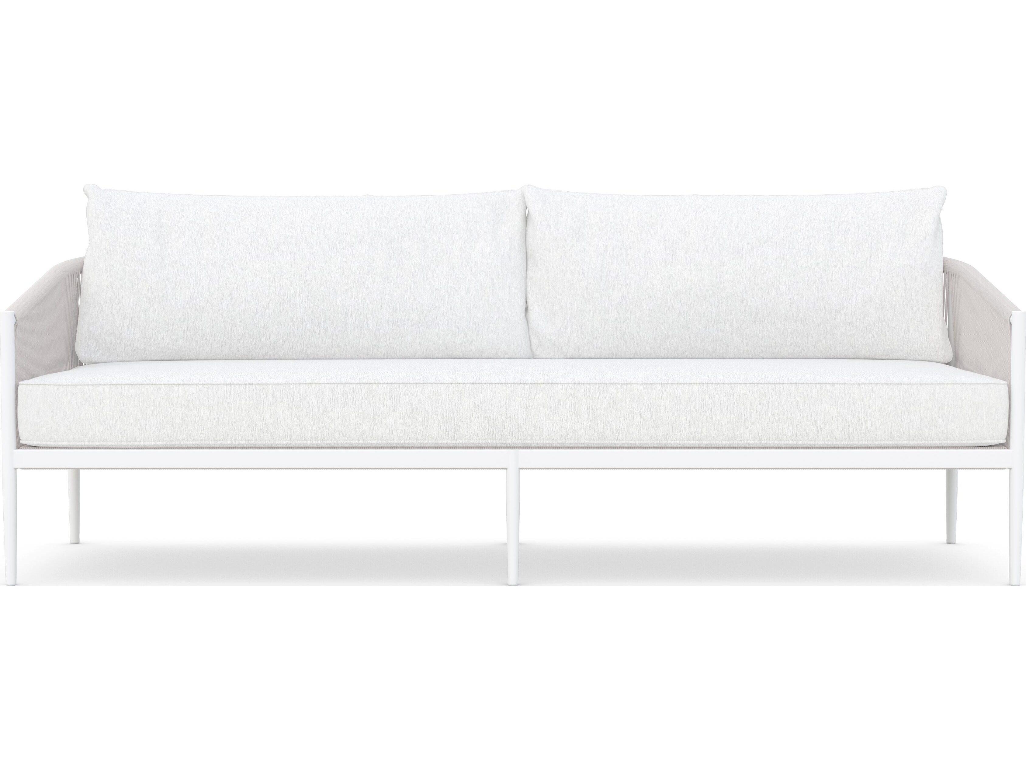 Azzurro Living Catalina Sand All-Weather Rope Outdoor Sofa with Cloud Cushion