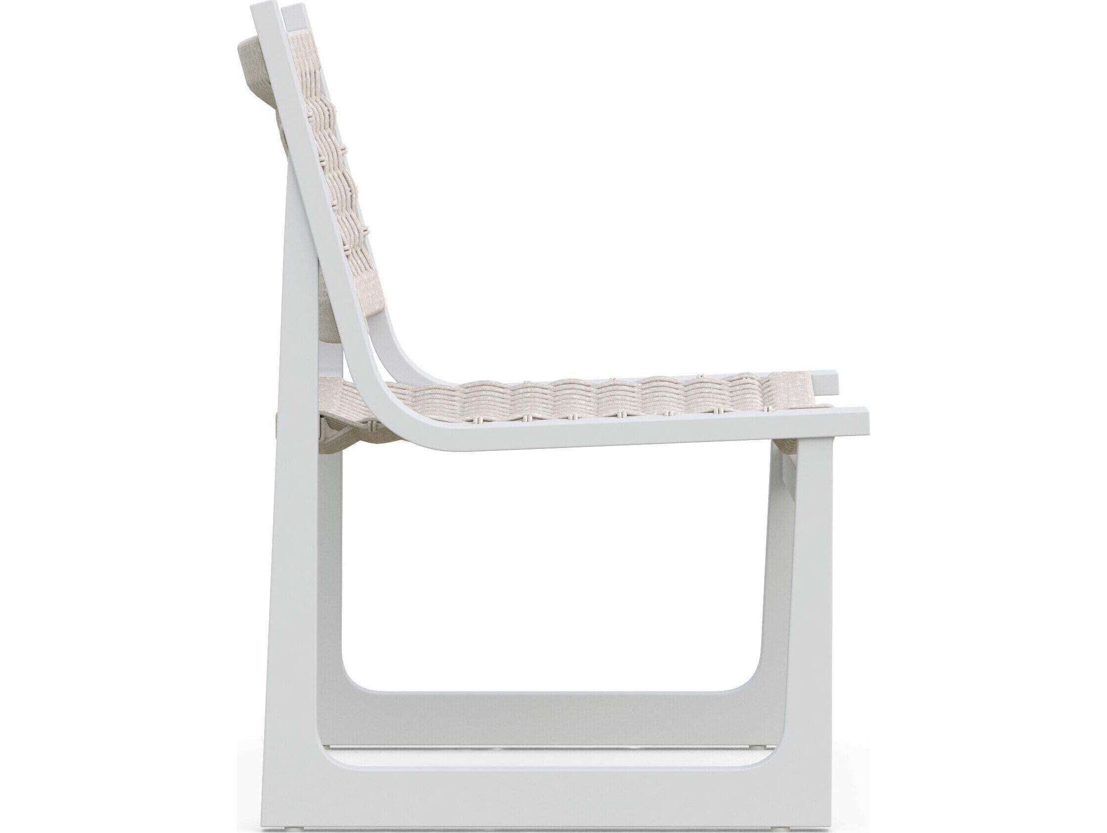 Azzurro Living Cozumel Aluminum Wicker Dining Chair Set of 2