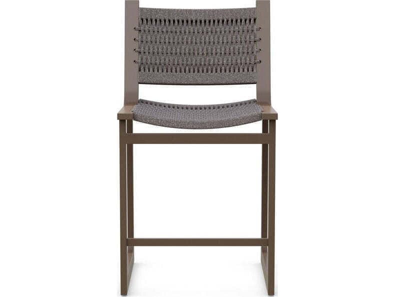 Azzurro Living Cozumel Aluminum Rope Bar Stool