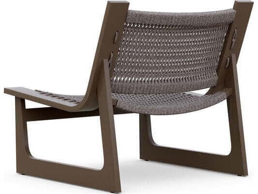 Azzurro Living Cozumel Aluminum Rope Lounge Chair Set of 2