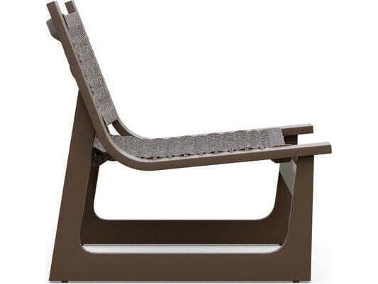 Azzurro Living Cozumel Aluminum Rope Lounge Chair Set of 2