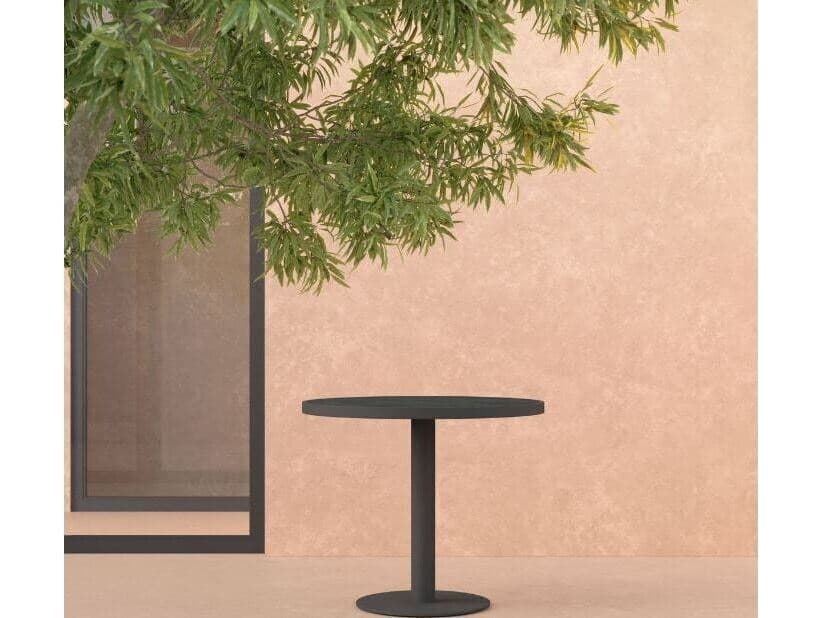 Azzurro Living Bordeaux Dekton Charcoal Aluminum Table Frame Only No Base No Top