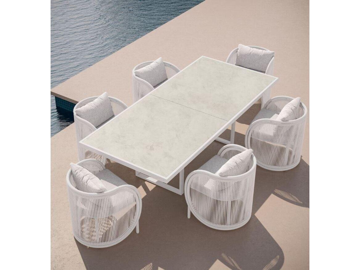 Azzurro Living Albarium Dekton 94" Table Top For Rectangular Table