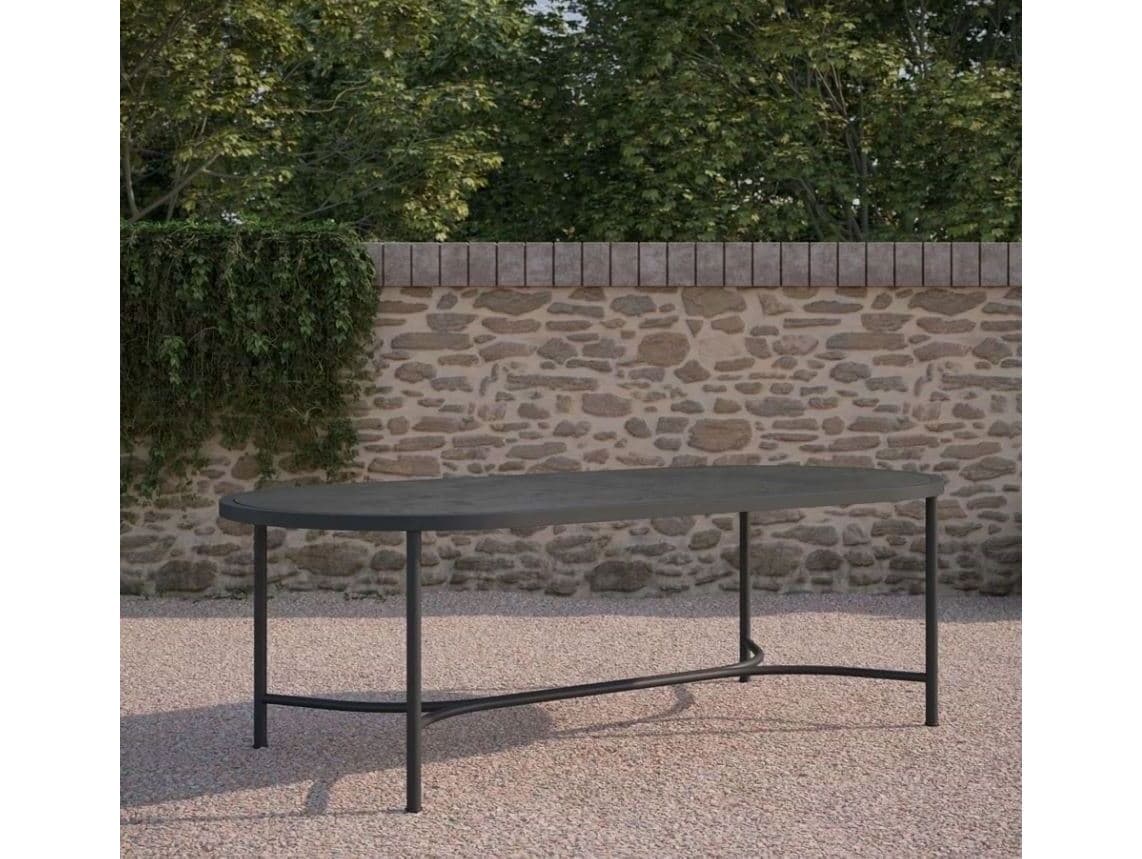 Azzurro Living Micron Dekton 94" Oval Table Top