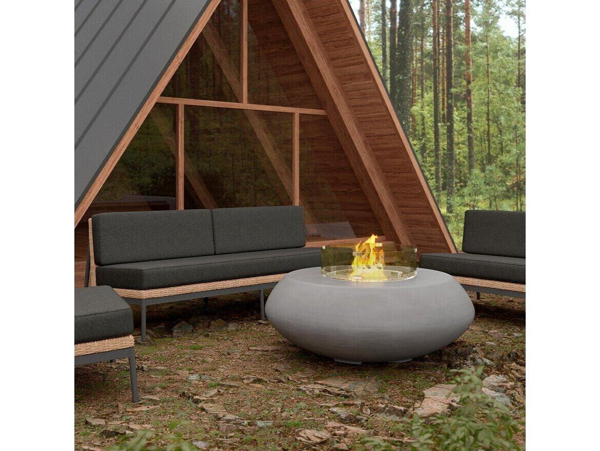 Azzurro Living Durban Concrete Round Coffee Table