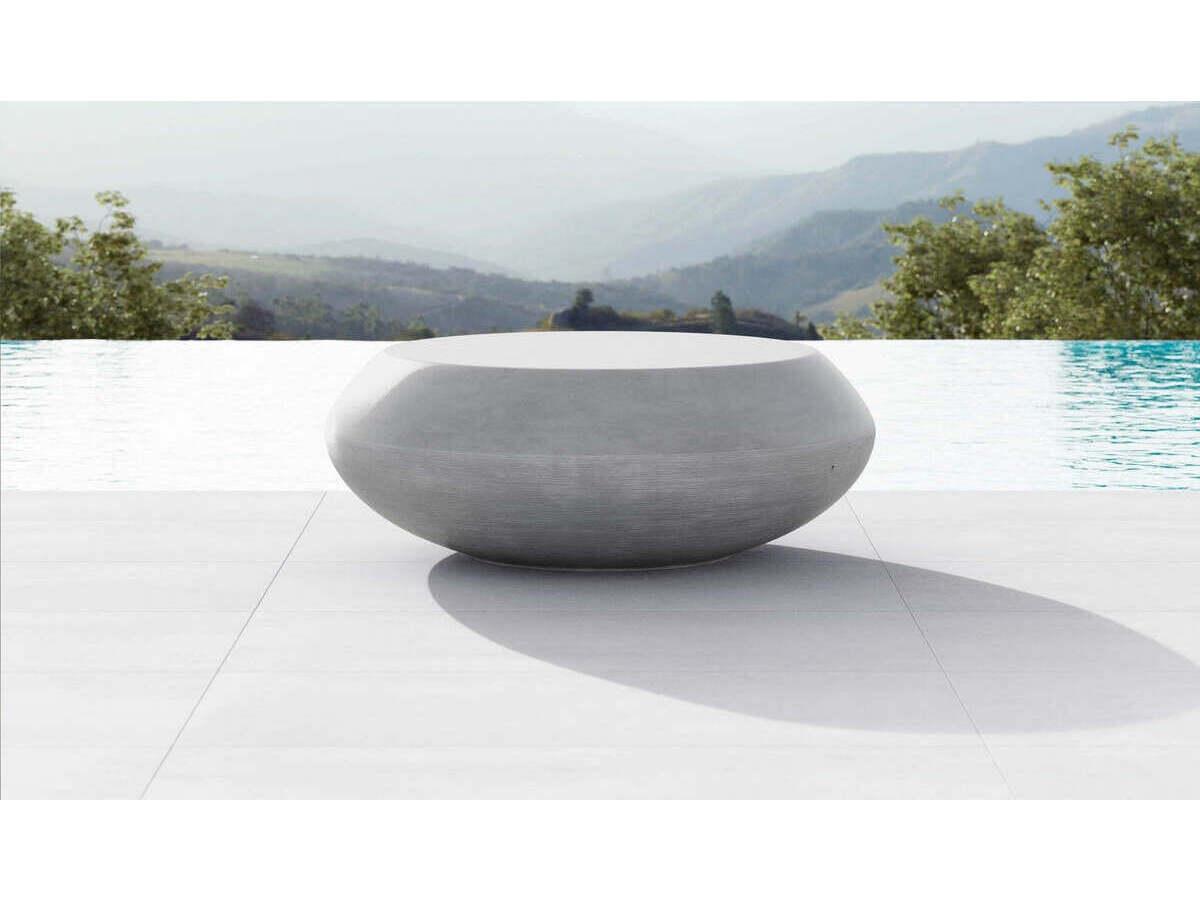 Azzurro Living Durban Concrete Round Coffee Table