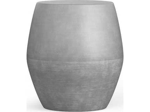Azzurro Living Durban Concrete Round End Table