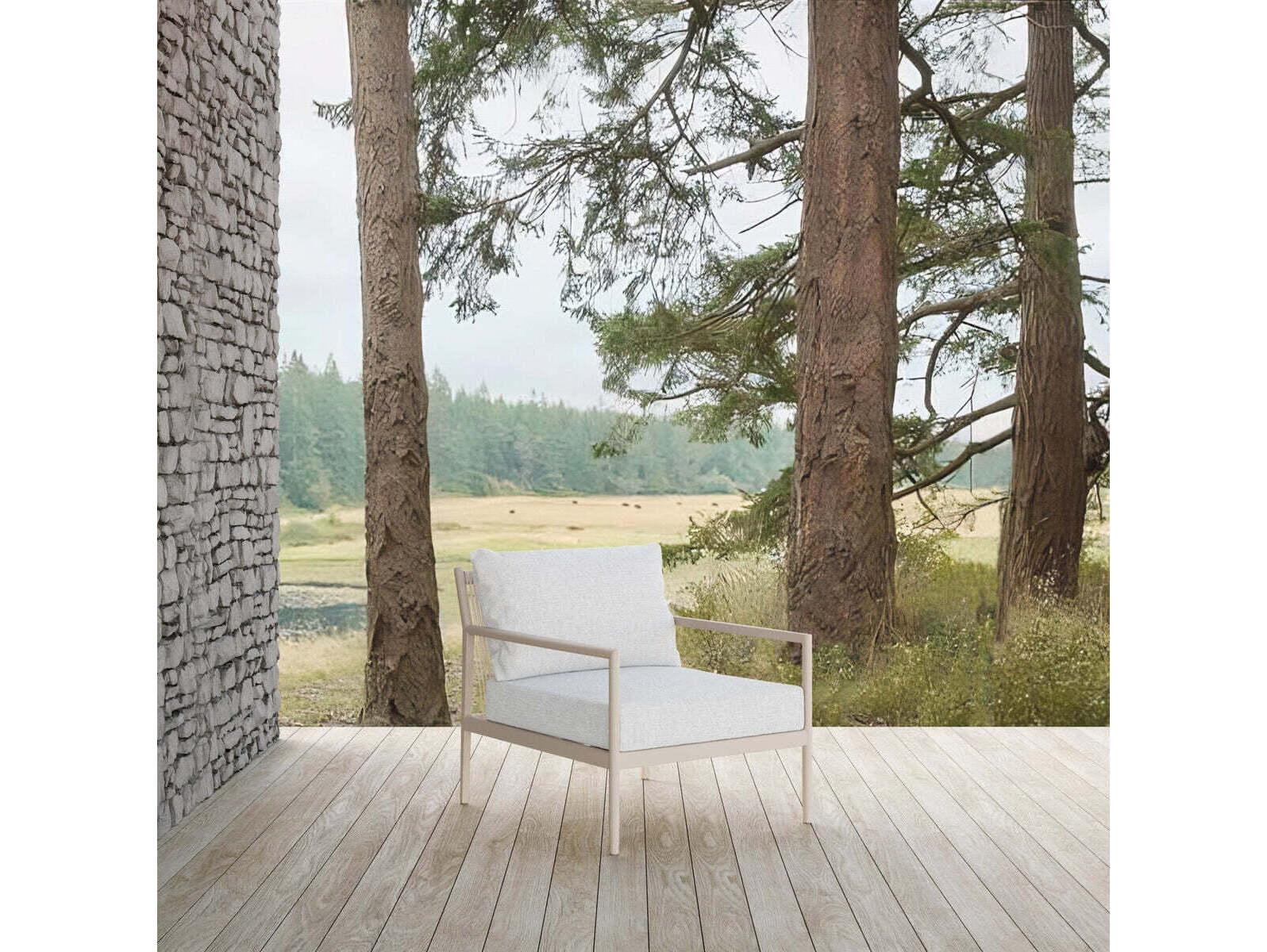 Azzurro Living Madeira Aluminum Cushion Lounge Chair