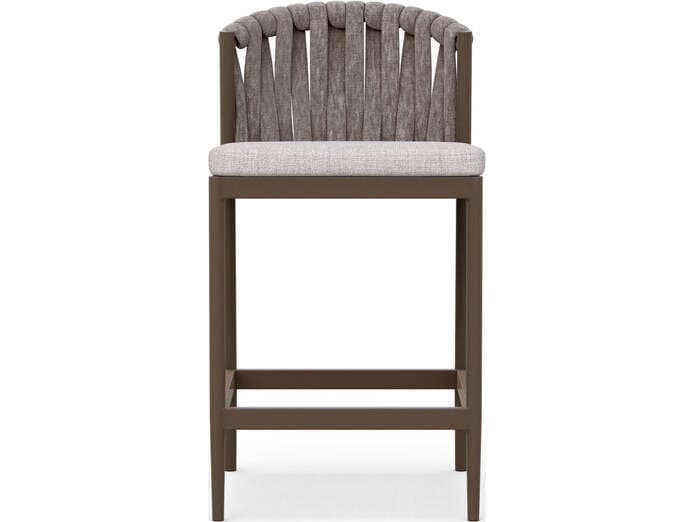 Azzurro Living Maui Aluminum Rope Counter Stool