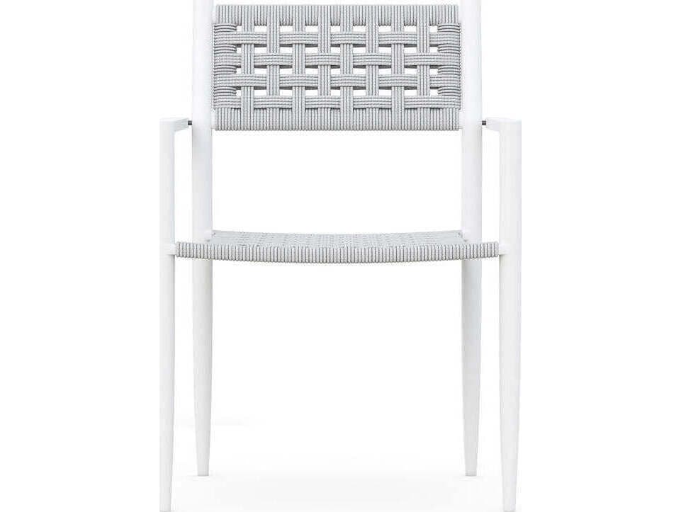 Azzurro Living Naples Aluminum Rope Dining Chair Set of 4