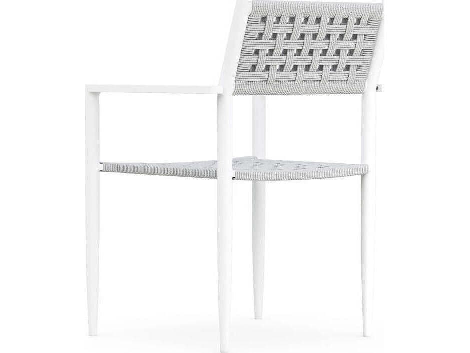 Azzurro Living Naples Aluminum Rope Dining Chair Set of 4