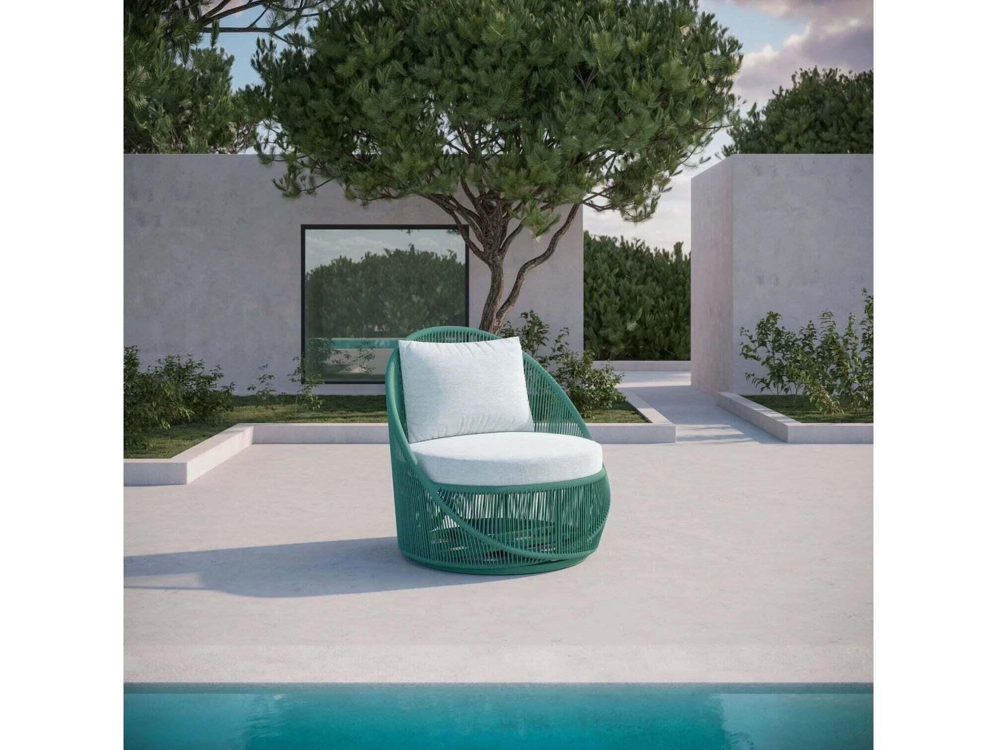 Azzurro Living Olympus Aluminum Cushion Lounge Chair