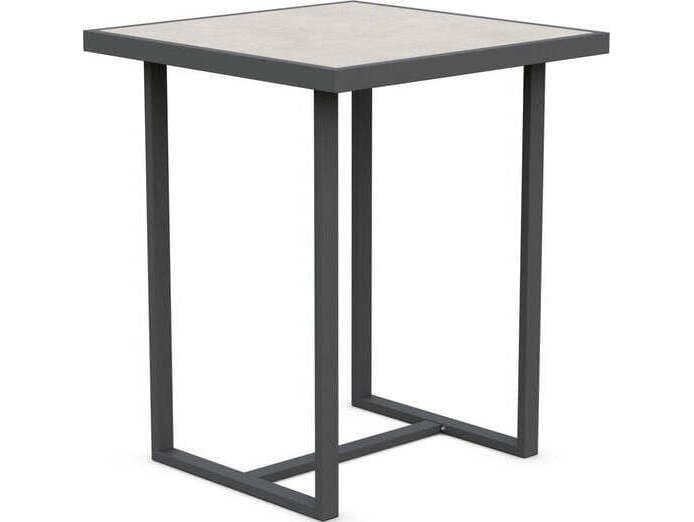 Azzurro Living Pavia Bar Table 35" Aluminum Table Base Only
