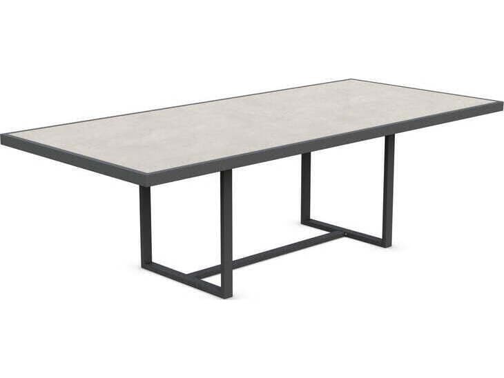 Azzurro Living Pavia Rectangular Dining Table 96" Aluminum Table Base Only