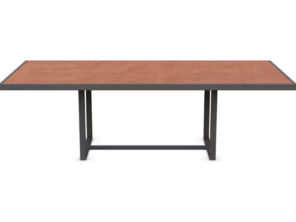 Azzurro Living Pavia Rectangular Dining Table 96" Aluminum Table Base Only