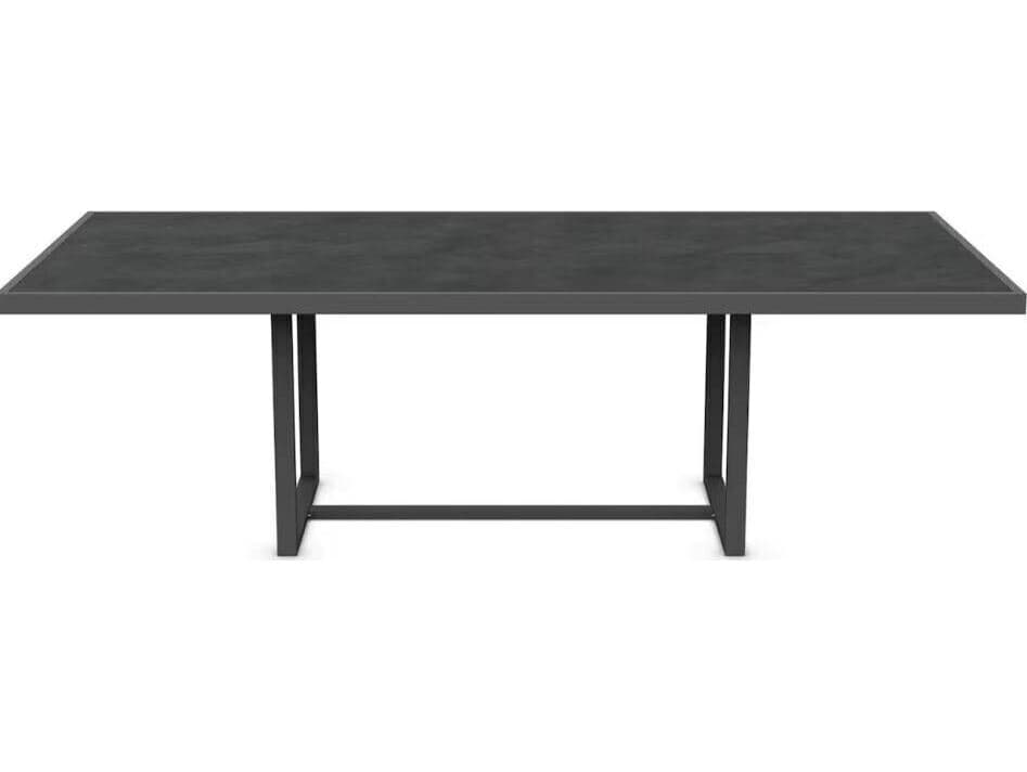 Azzurro Living Pavia Rectangular Dining Table 96" Aluminum Table Base Only