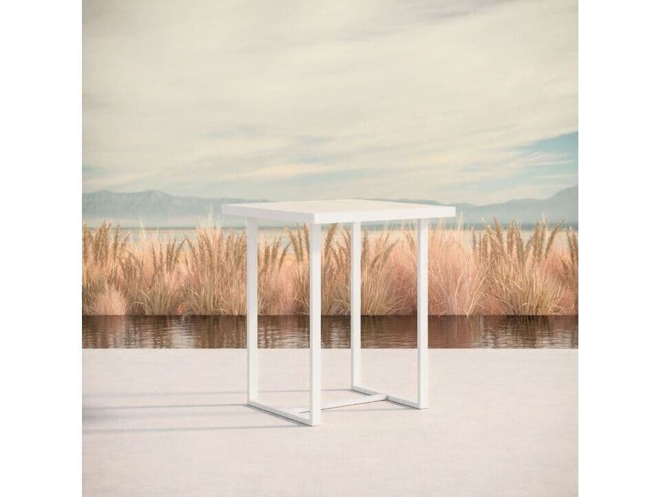 Azzurro Living Pavia Bar Table 35" Aluminum Table Base Only