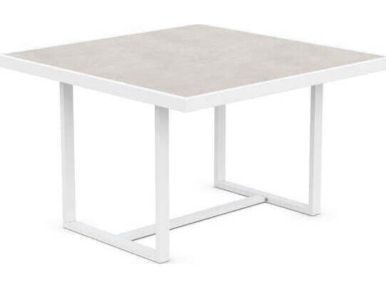 Azzurro Living Pavia Square Dining Table 48" Aluminum Table Base Only