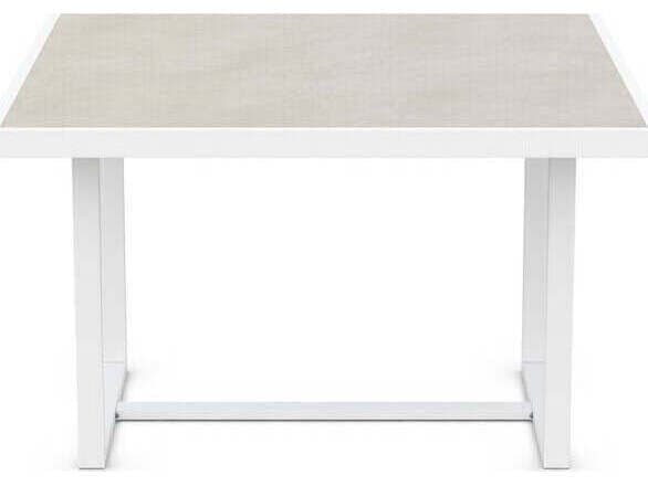 Azzurro Living Pavia Square Dining Table 48" Aluminum Table Base Only