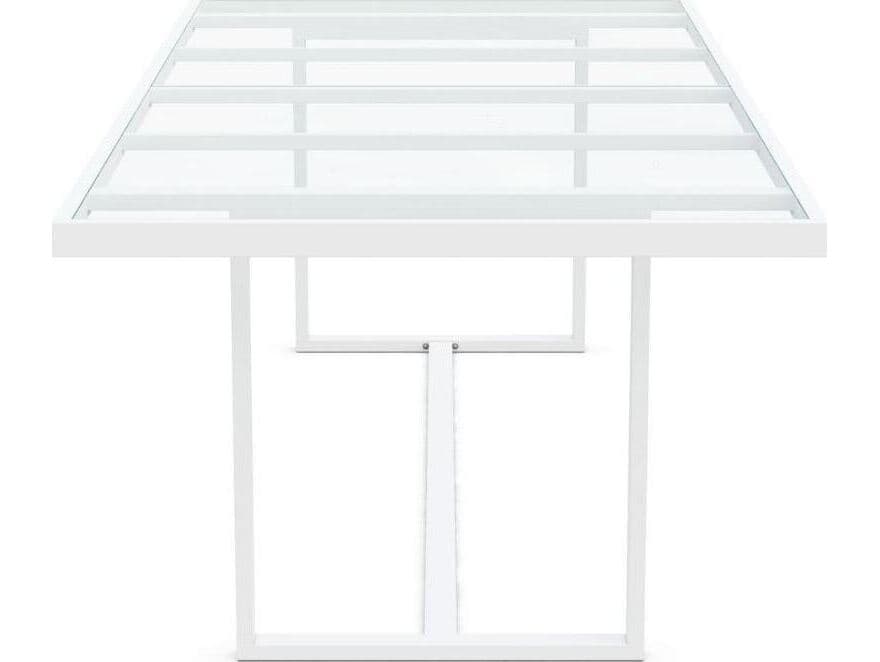 Azzurro Living Pavia Rectangular Dining Table 96" Aluminum Table Base Only