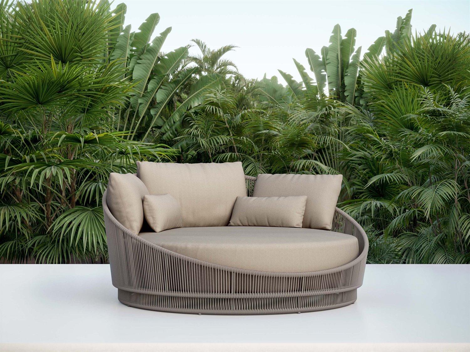 Azzurro Living Palma Aluminum Cushion Lounge Bed