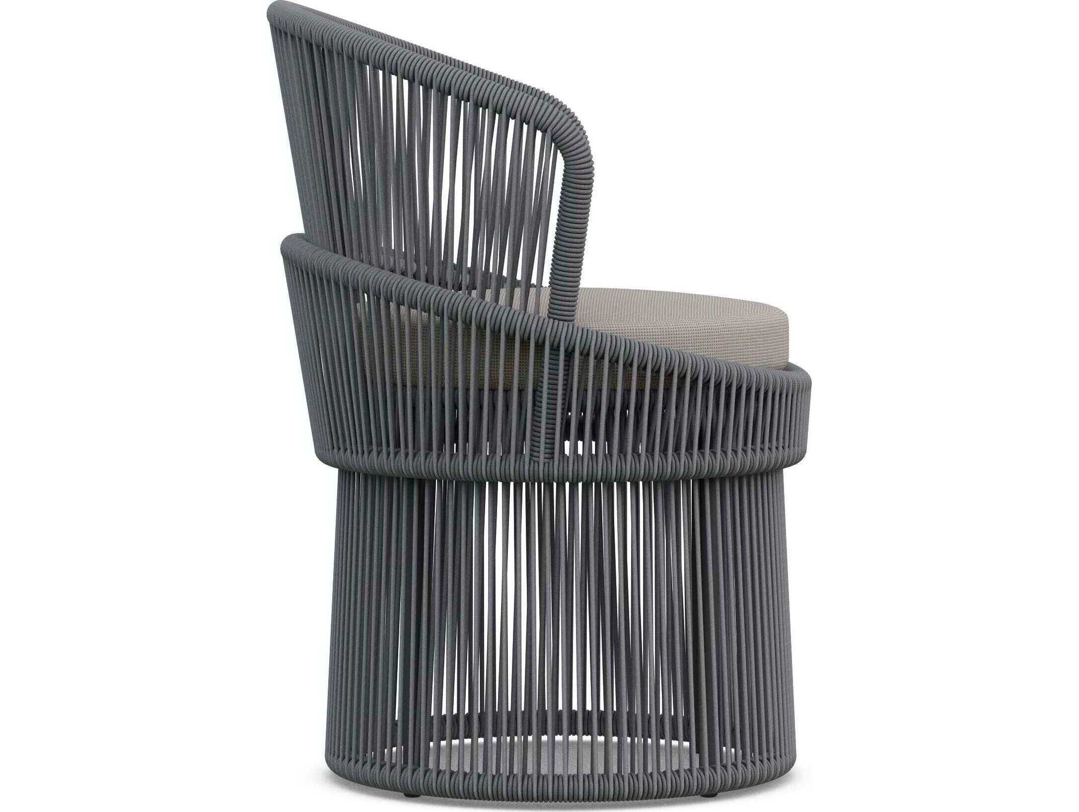 Azzurro Living Palma Aluminum Rope Dining Chair