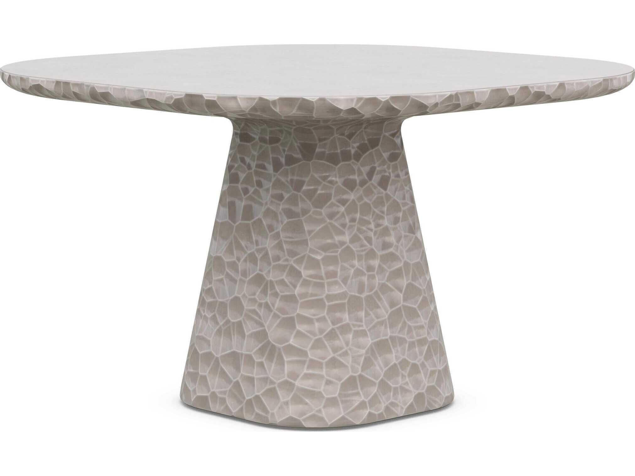 Azzurro Living Panama Oat Concrete Square Dining Table