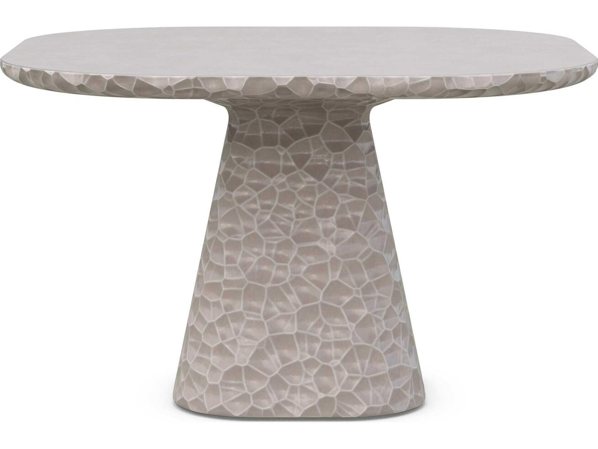 Azzurro Living Panama Oat Concrete Square Dining Table