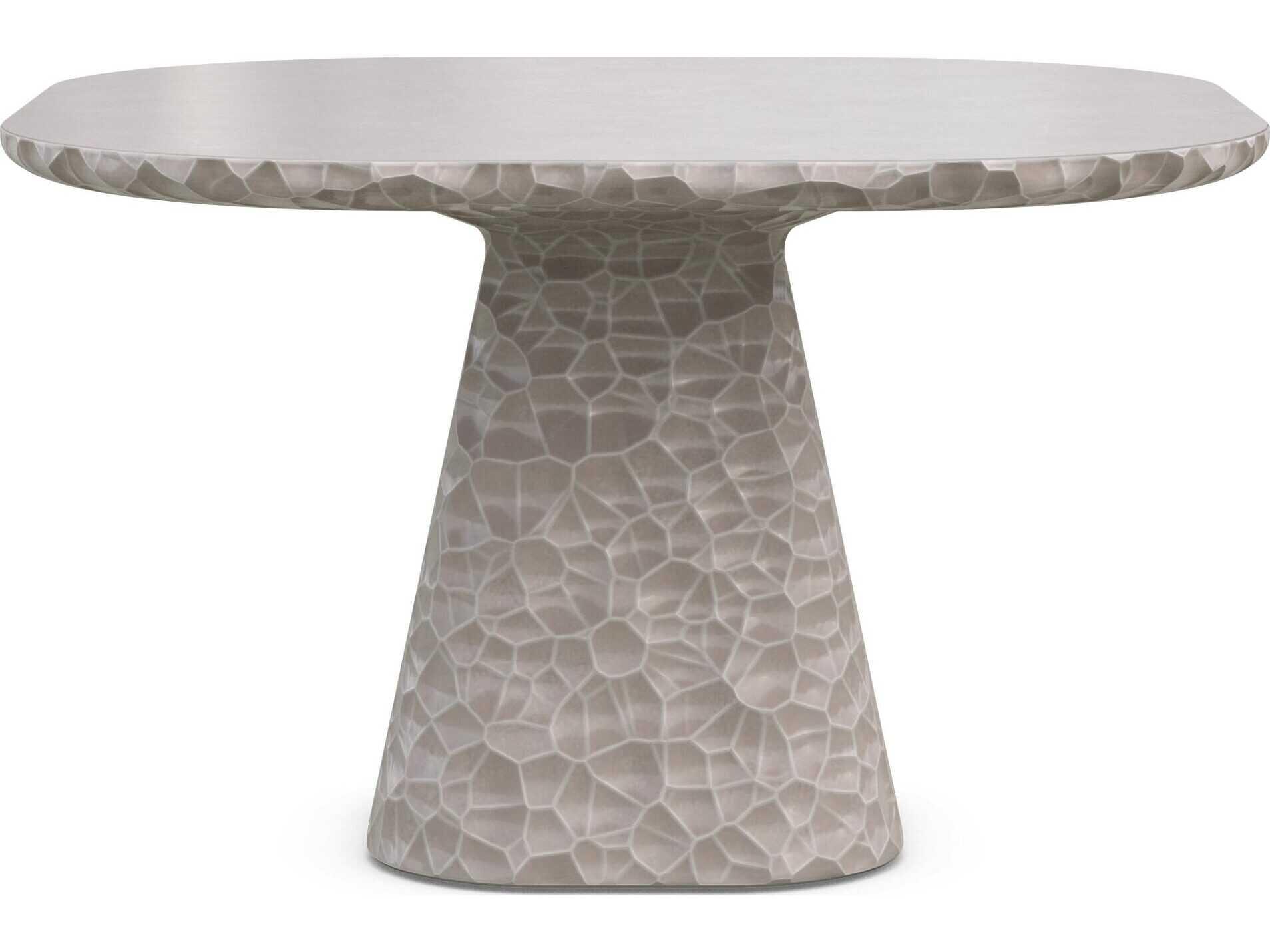Azzurro Living Panama Oat Concrete Square Dining Table