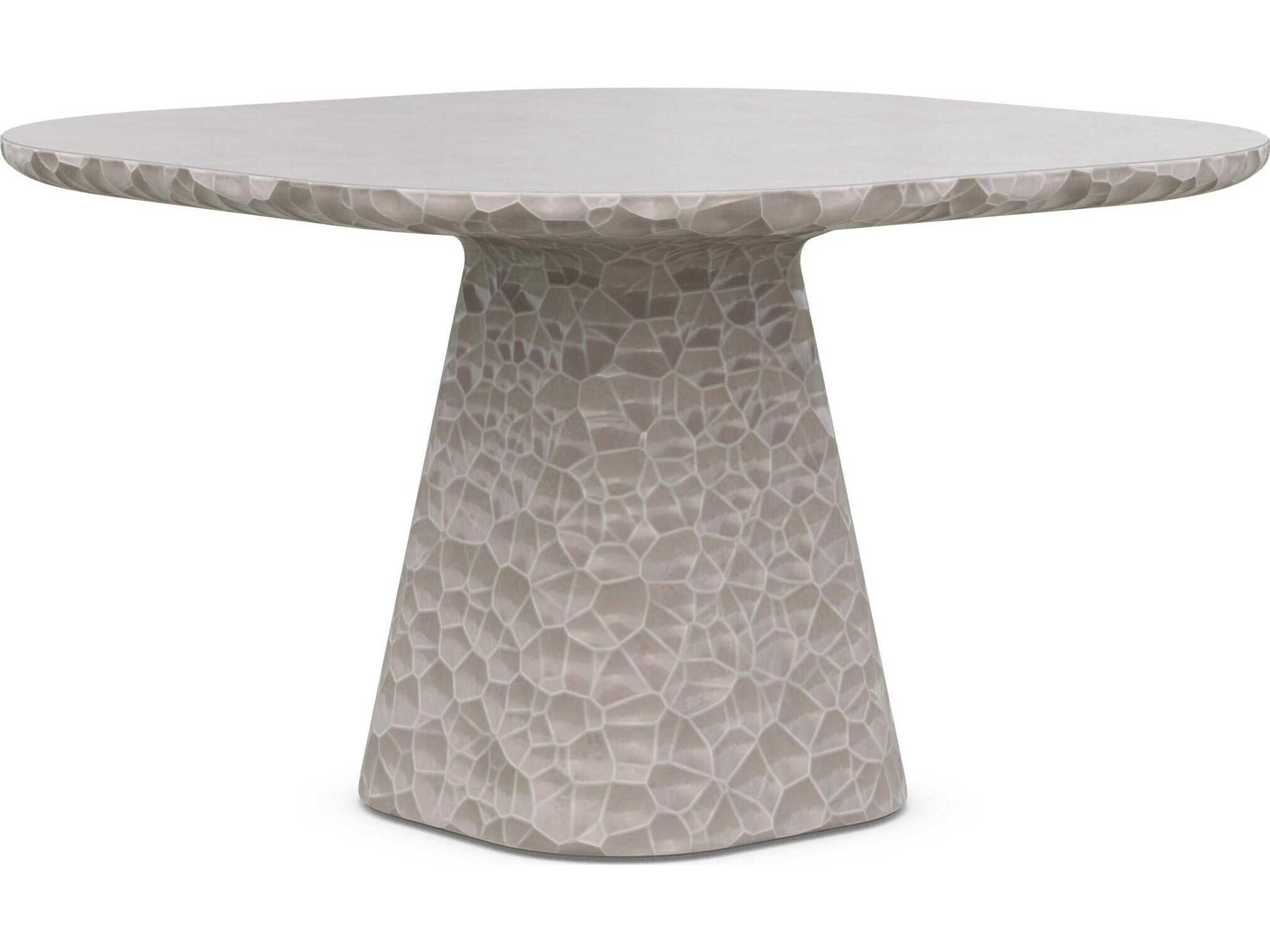 Azzurro Living Panama Oat Concrete Square Dining Table