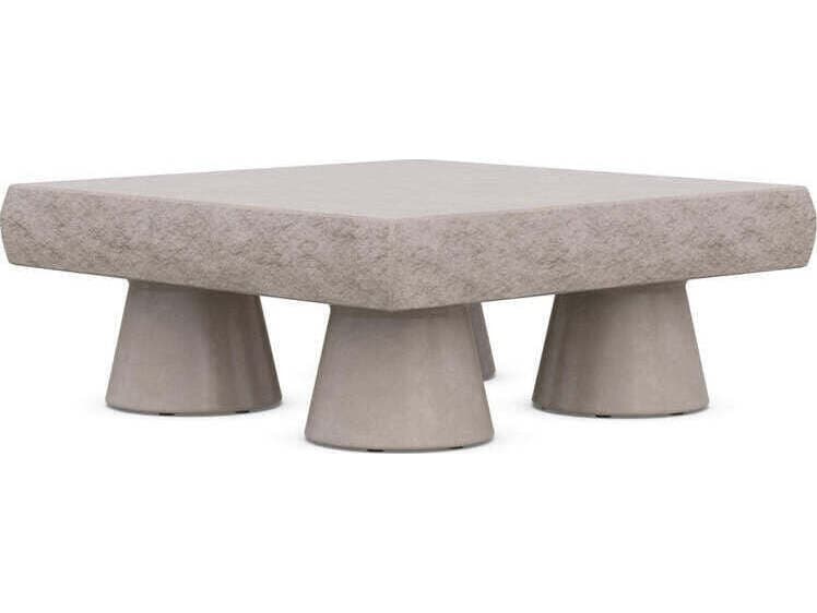 Azzurro Living Pensacola Concrete Oat Rectangular Coffee Table