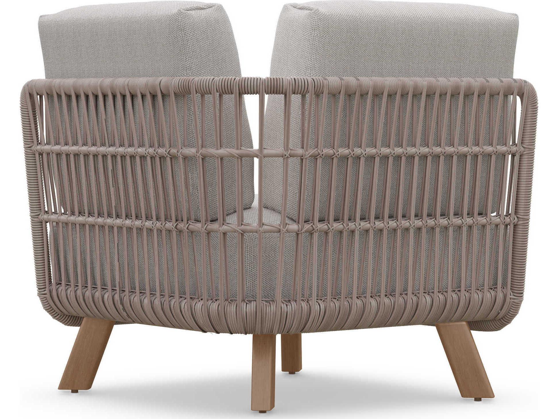 Azzurro Living Sicily Aluminum Wedge Modular Cushion Lounge Chair