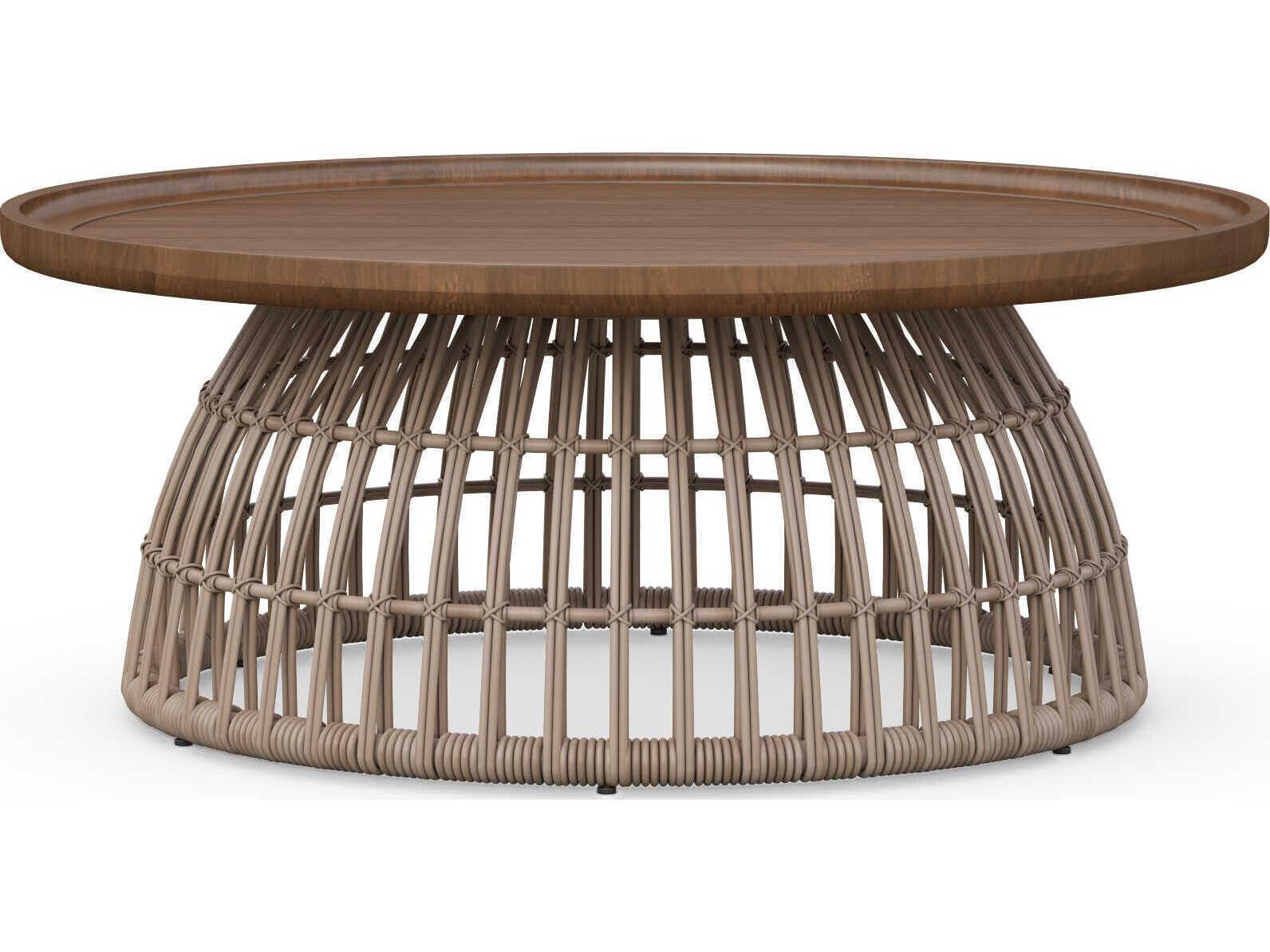 Azzurro Living Sicily Aluminum Round Coffee Table