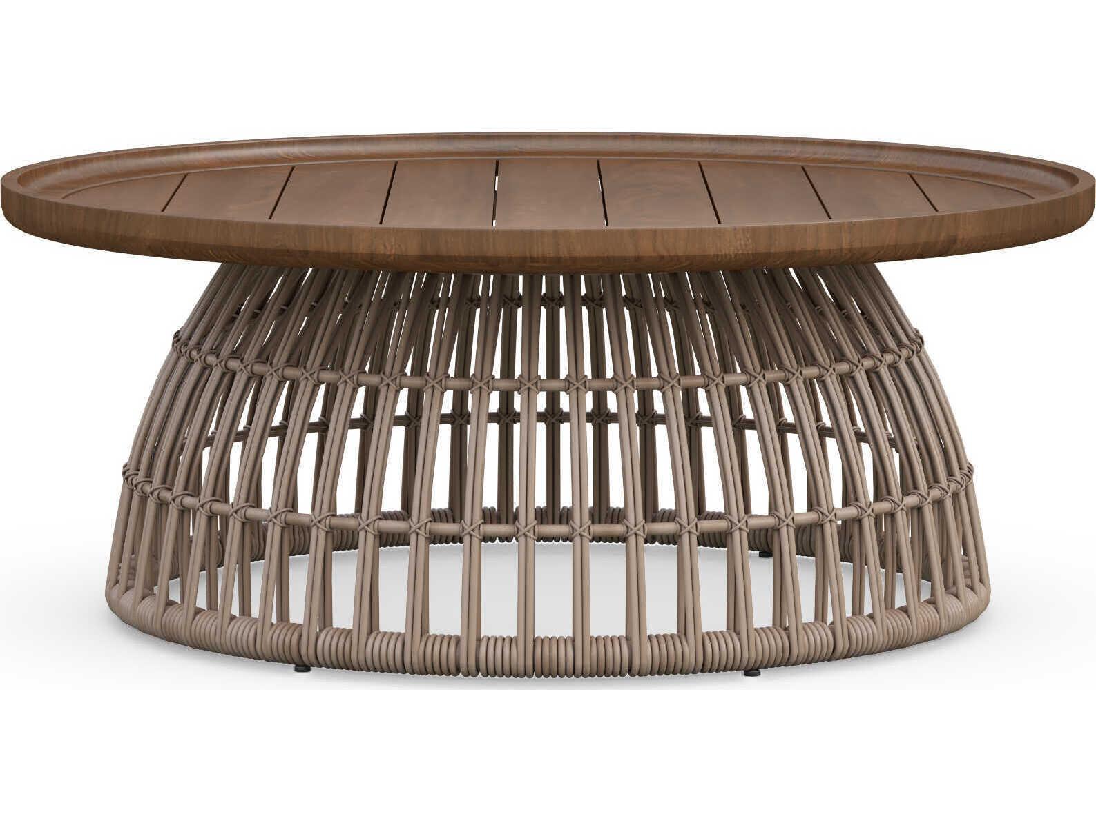 Azzurro Living Sicily Aluminum Round Coffee Table