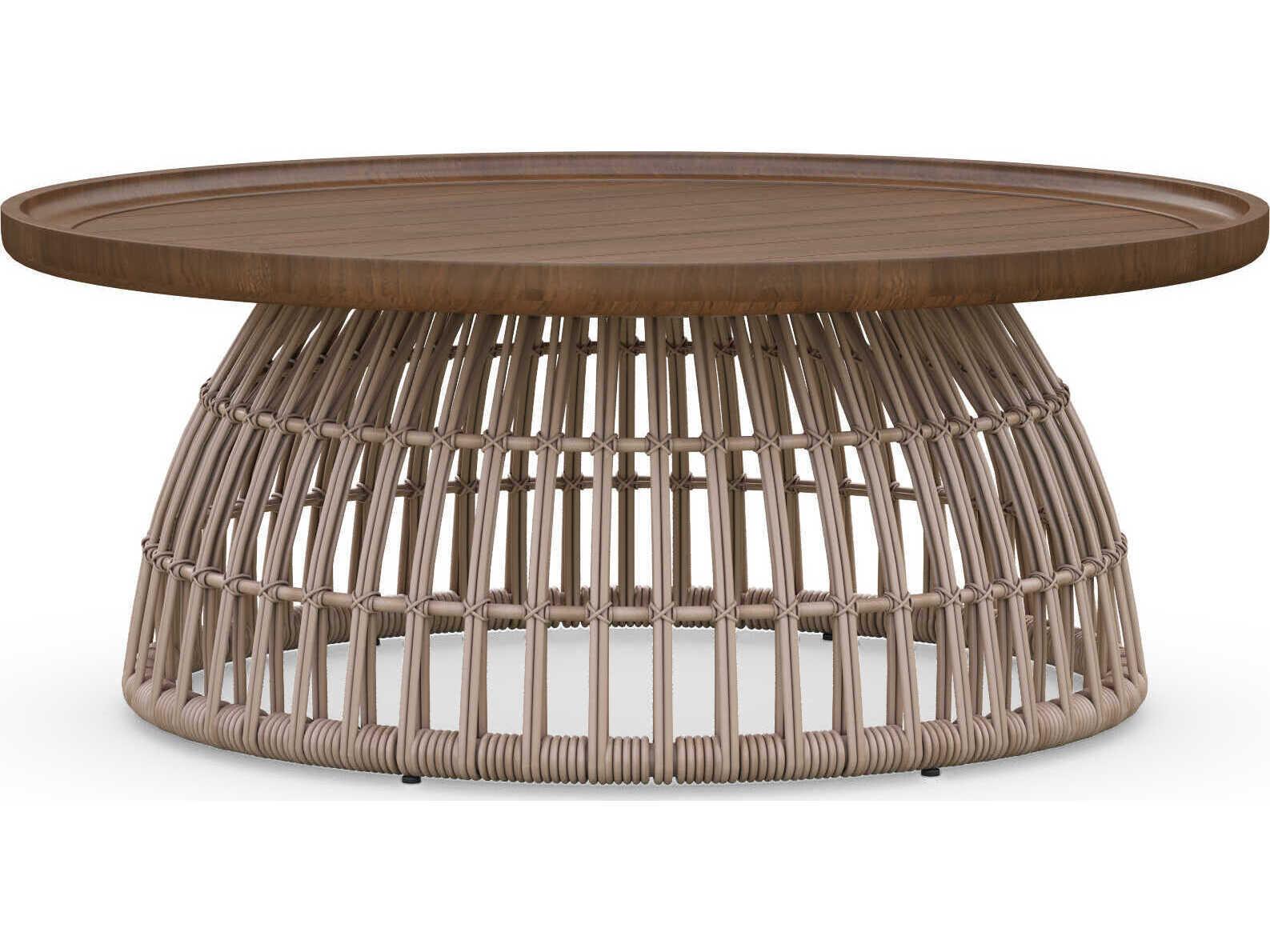 Azzurro Living Sicily Aluminum Round Coffee Table