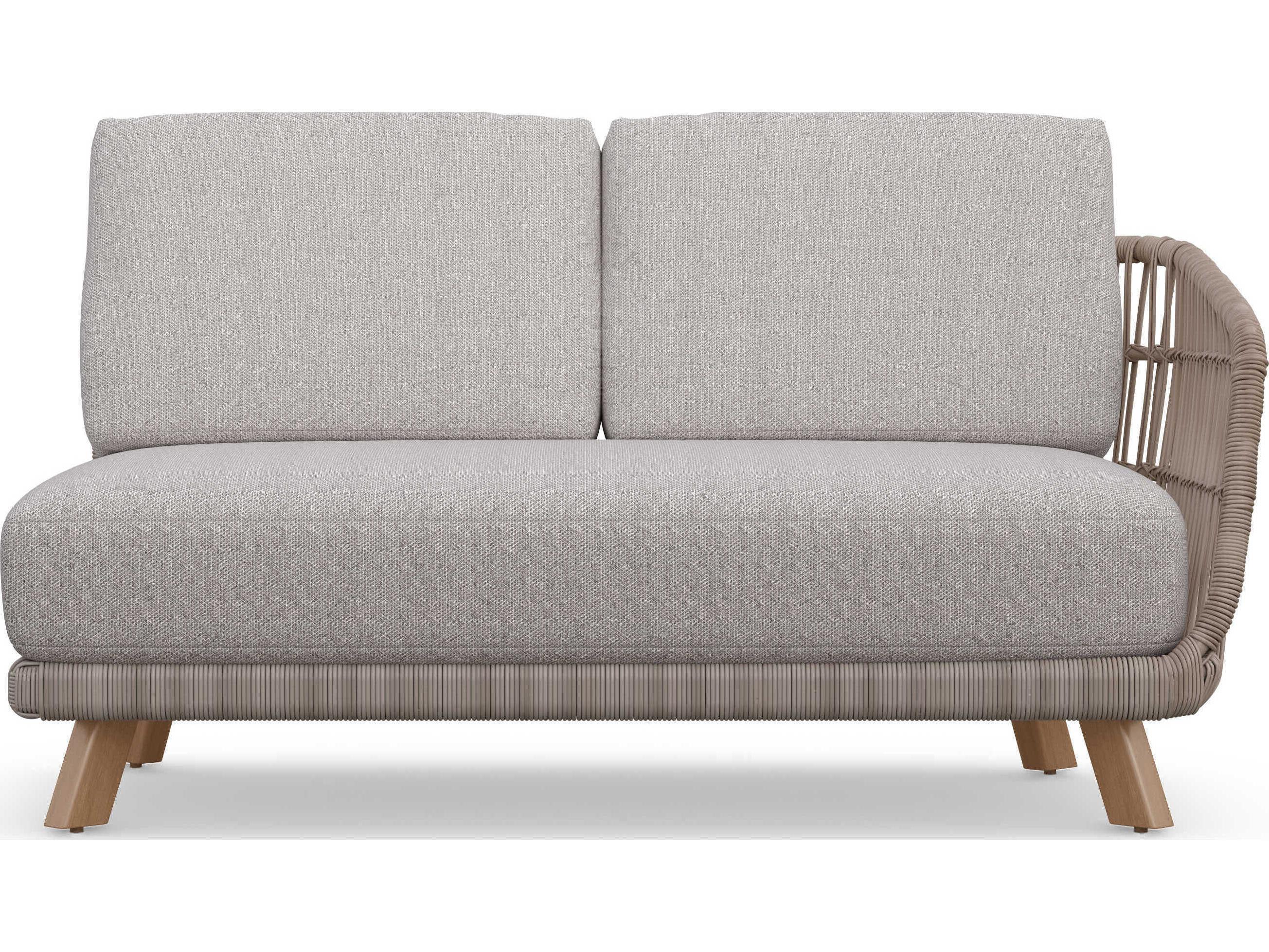 Azzurro Living Sicily Aluminum Cushion Sofa Right Arm Facing