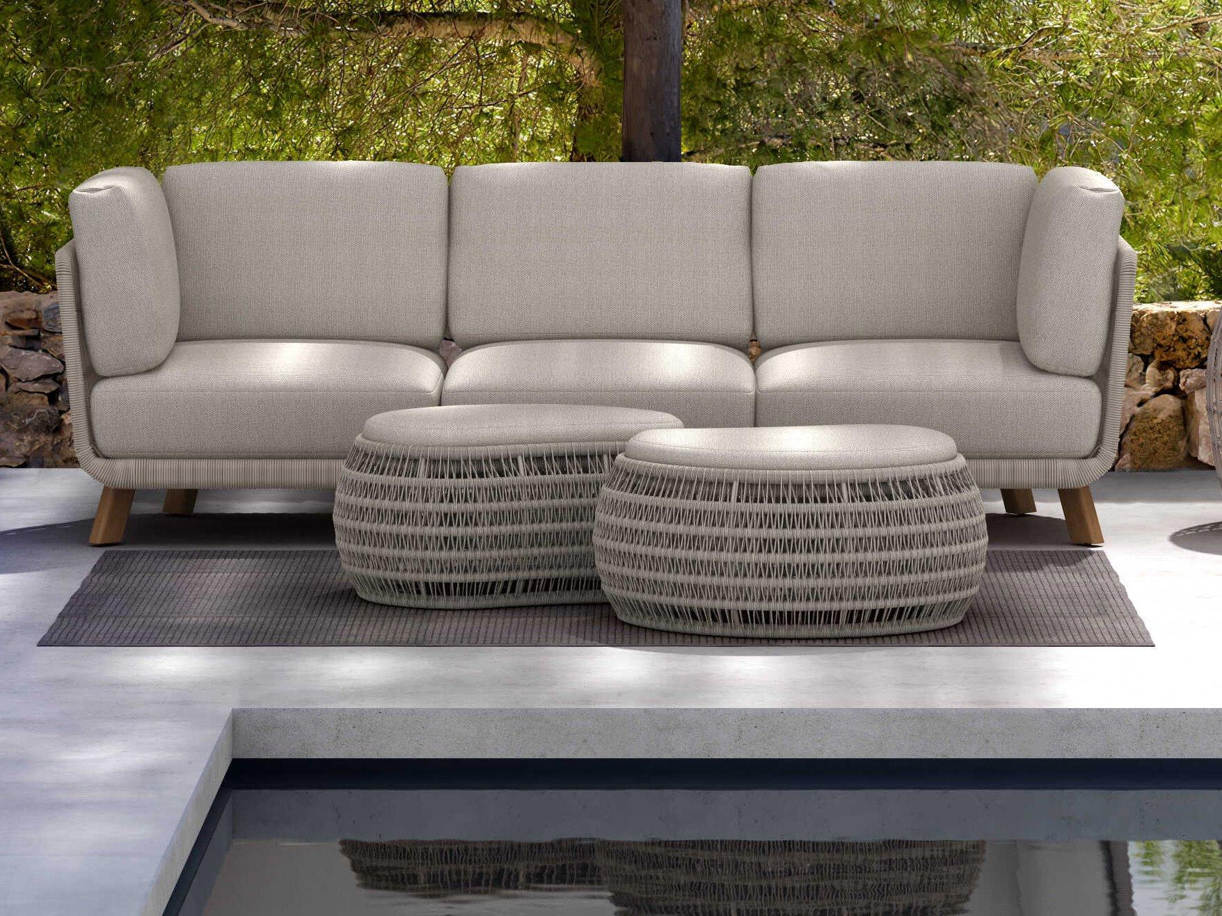 Azzurro Living Sicily Wood Lounge Sofa Set
