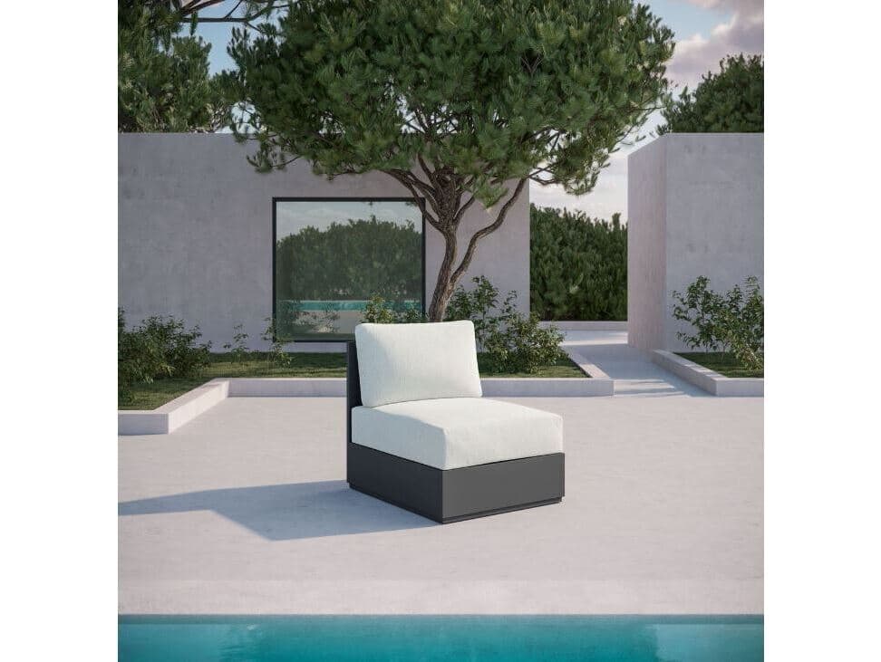 Azzurro Living Sydney Aluminum Cushion Lounge Chair