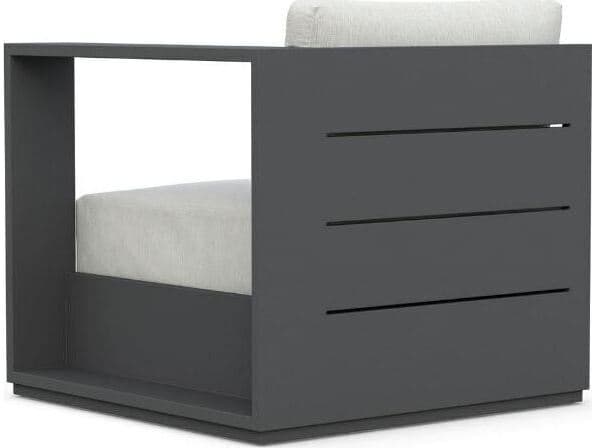 Azzurro Living Sydney Aluminum Cushion Lounge Chair Left Arm