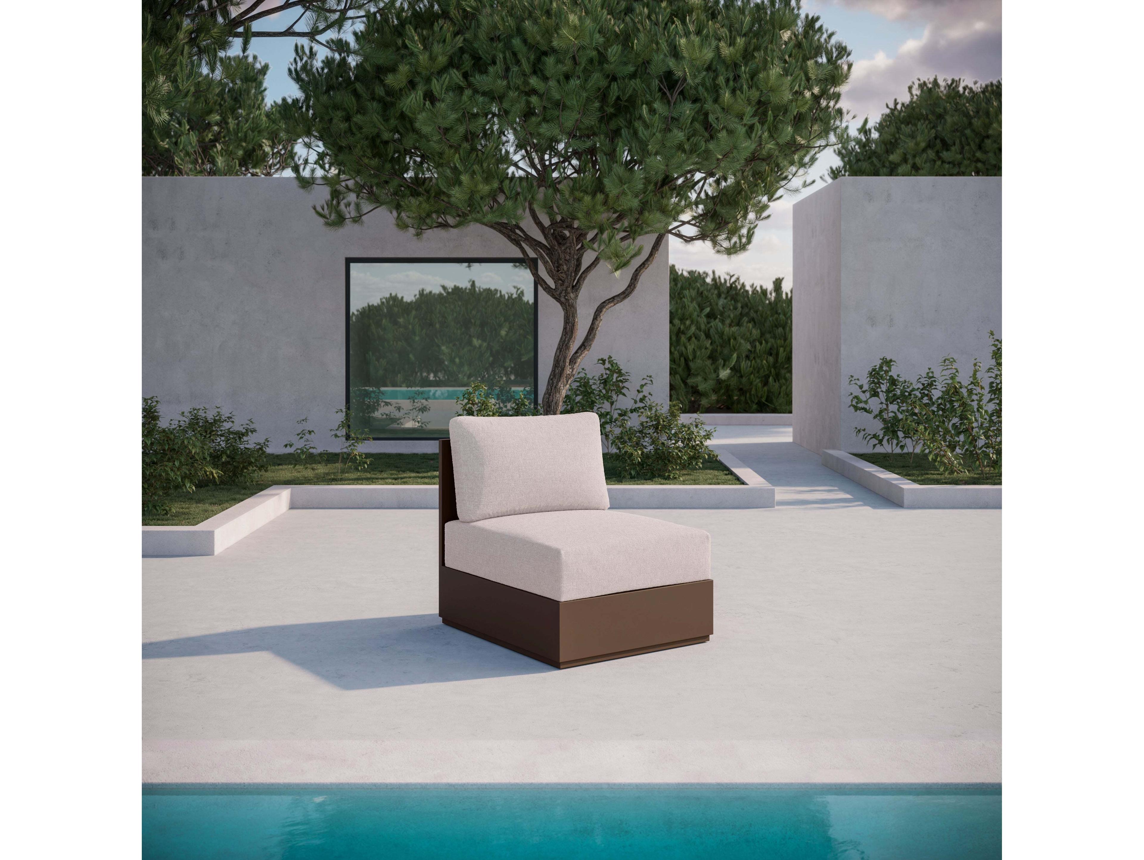 Azzurro Living Sydney Aluminum Cushion Lounge Chair