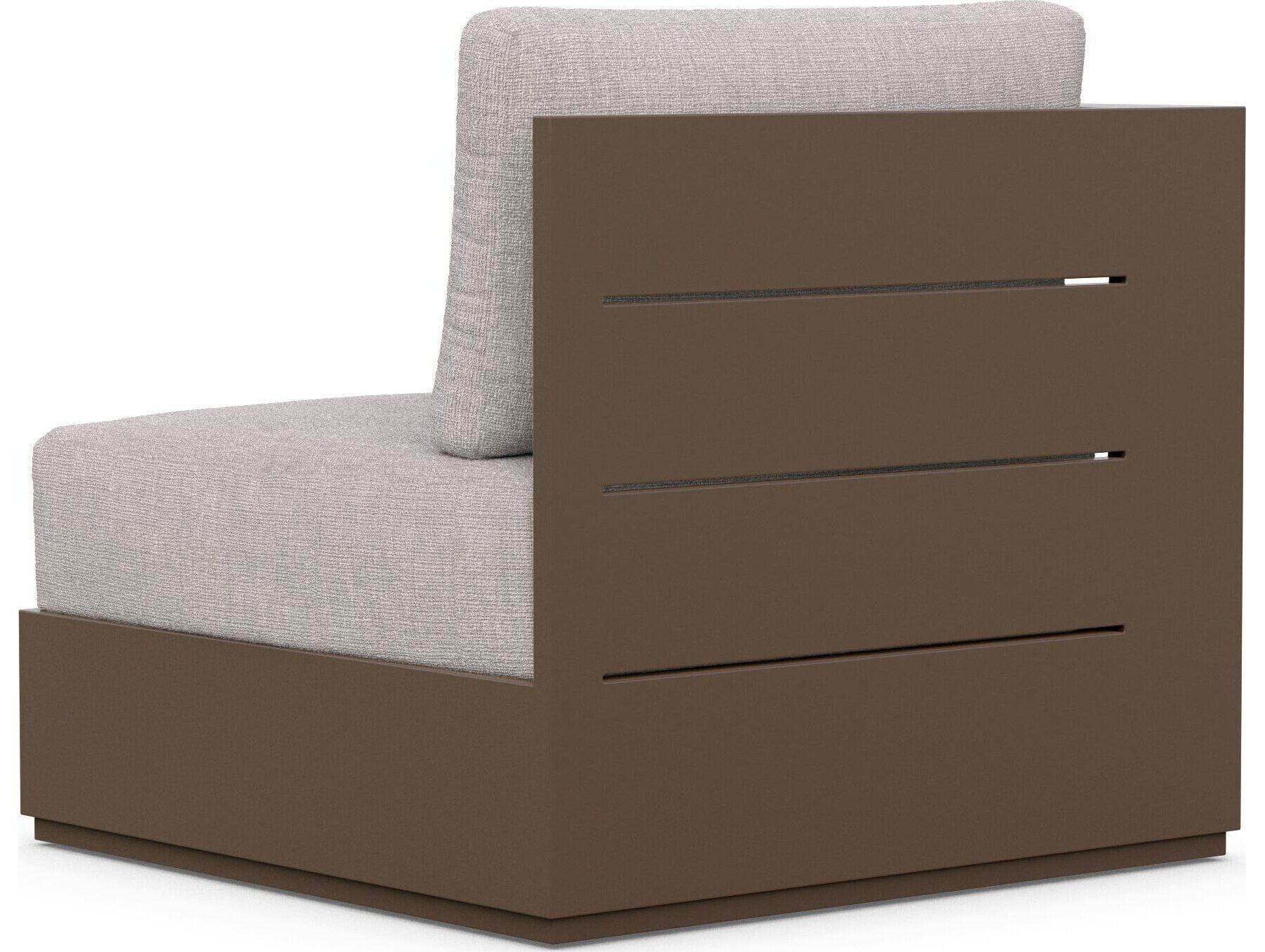 Azzurro Living Sydney Aluminum Cushion Lounge Chair Right Arm