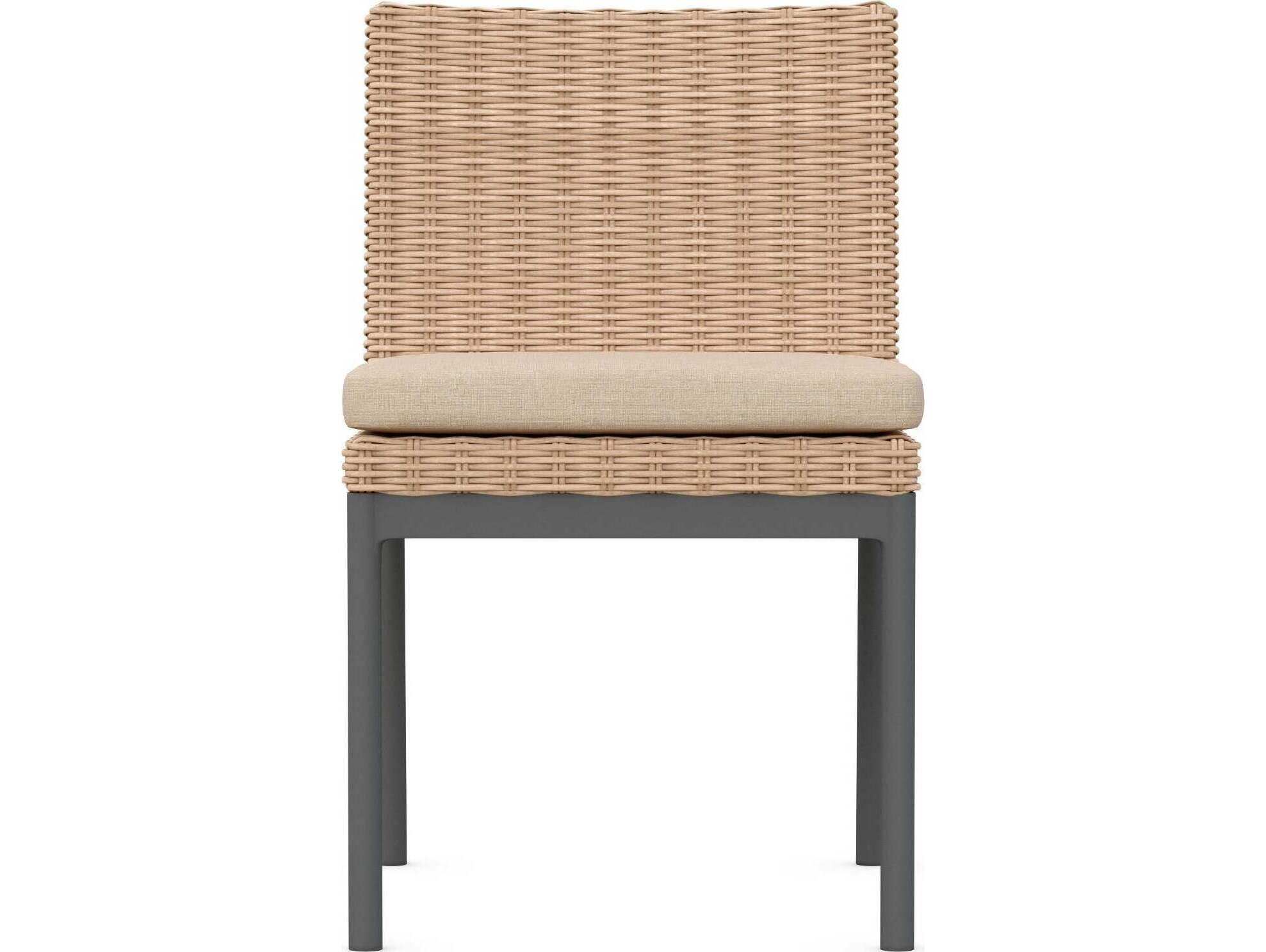 Azzurro Living Terra Aluminum Cushion Dining Chair Set of 2