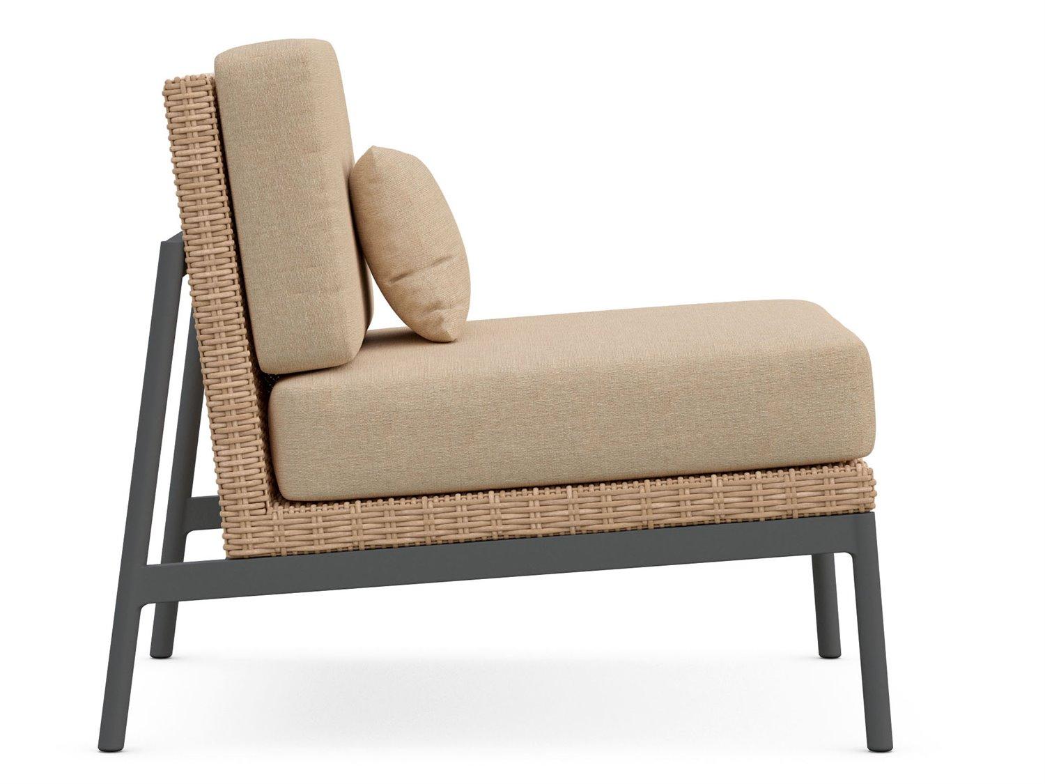 Azzurro Living Terra Aluminum Cushion Lounge Chair