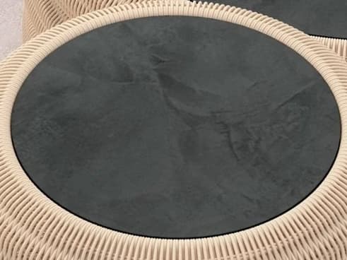 Azzurro Living Texoma Micron Dekton Round Table Top
