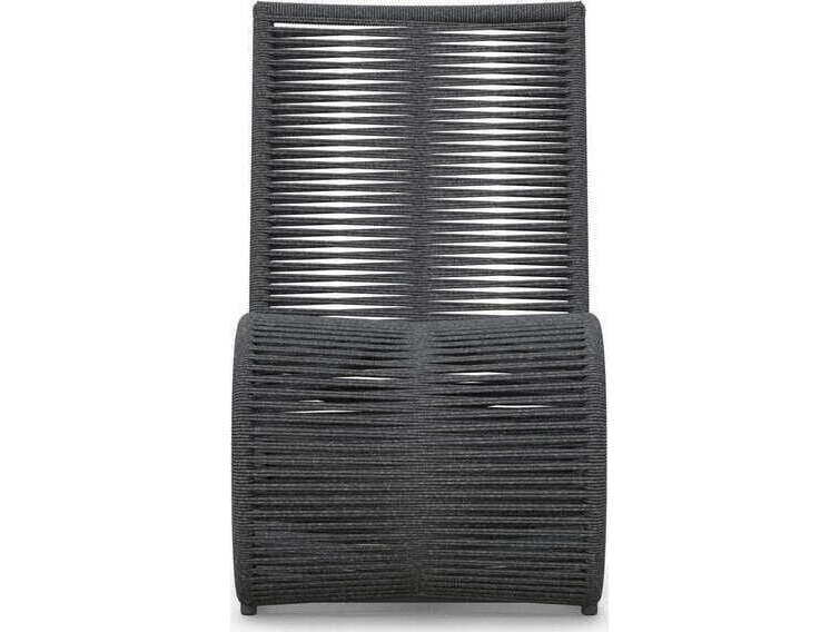 Azzurro Living Wave Aluminum Rope Dining Chair Set of 2