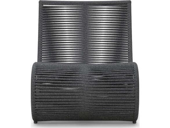 Azzurro Living Wave Aluminum Rope Lounge Chair Set of 2