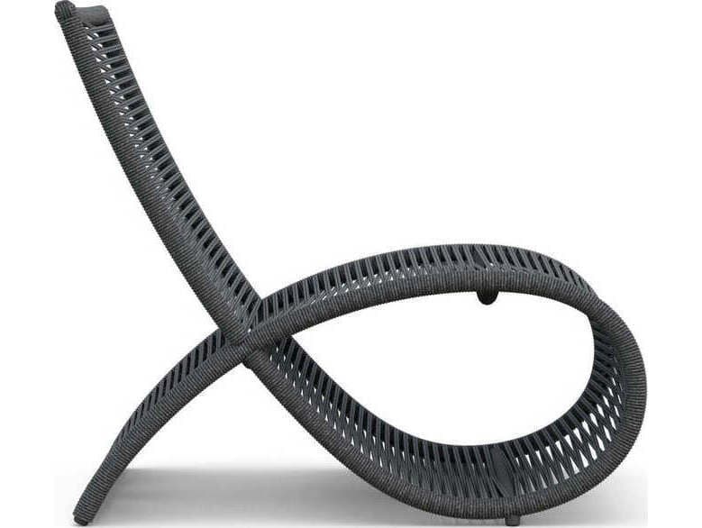Azzurro Living Wave Aluminum Rope Lounge Chair Set of 2