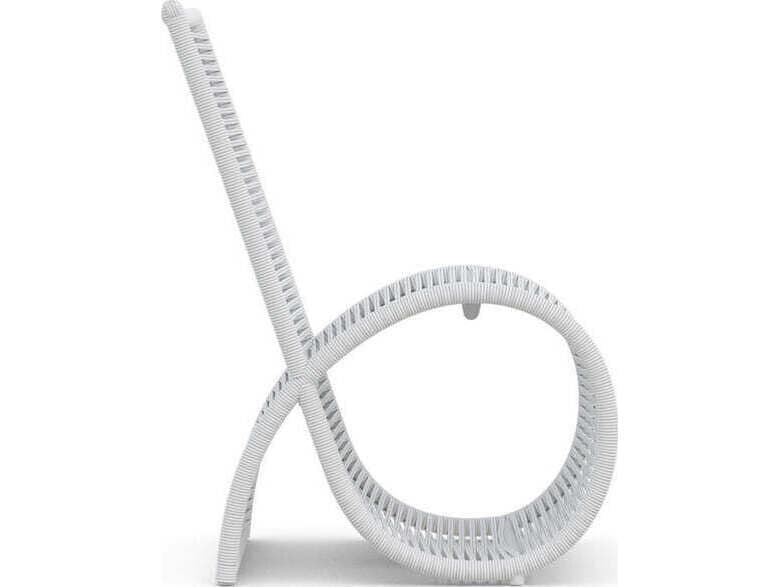 Azzurro Living Wave Aluminum Rope Dining Chair Set of 2