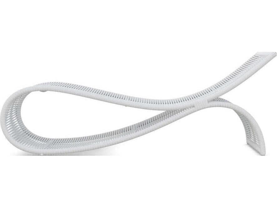 Azzurro Living Wave Aluminum Rope Chaise Lounge