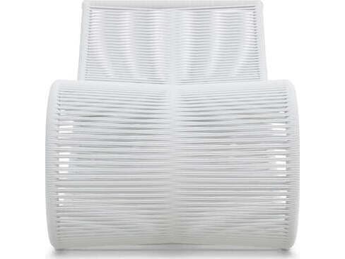 Azzurro Living Wave Aluminum Rope Chaise Lounge